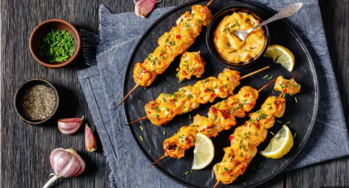 Bang Bang Chicken Skewers Air Fryer