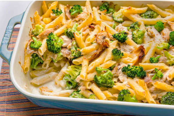 Chicken Broccoli Alfredo Pasta Bake – Creamy, Cheesy, and Satisfying
