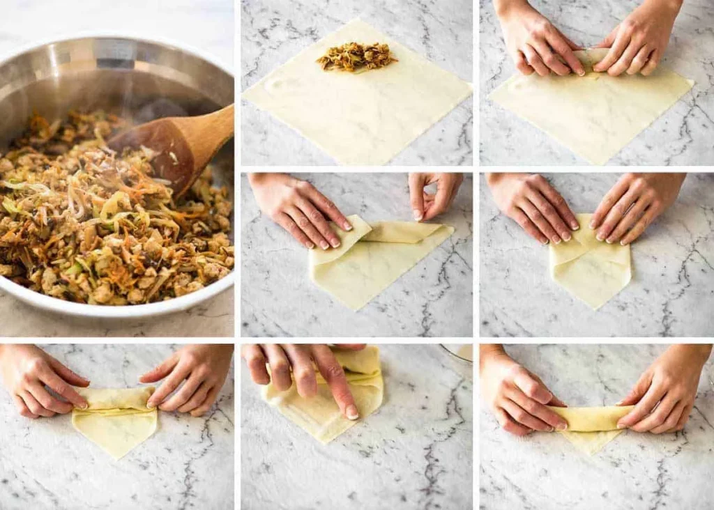 easy to  cook spring rolls recipe at home
